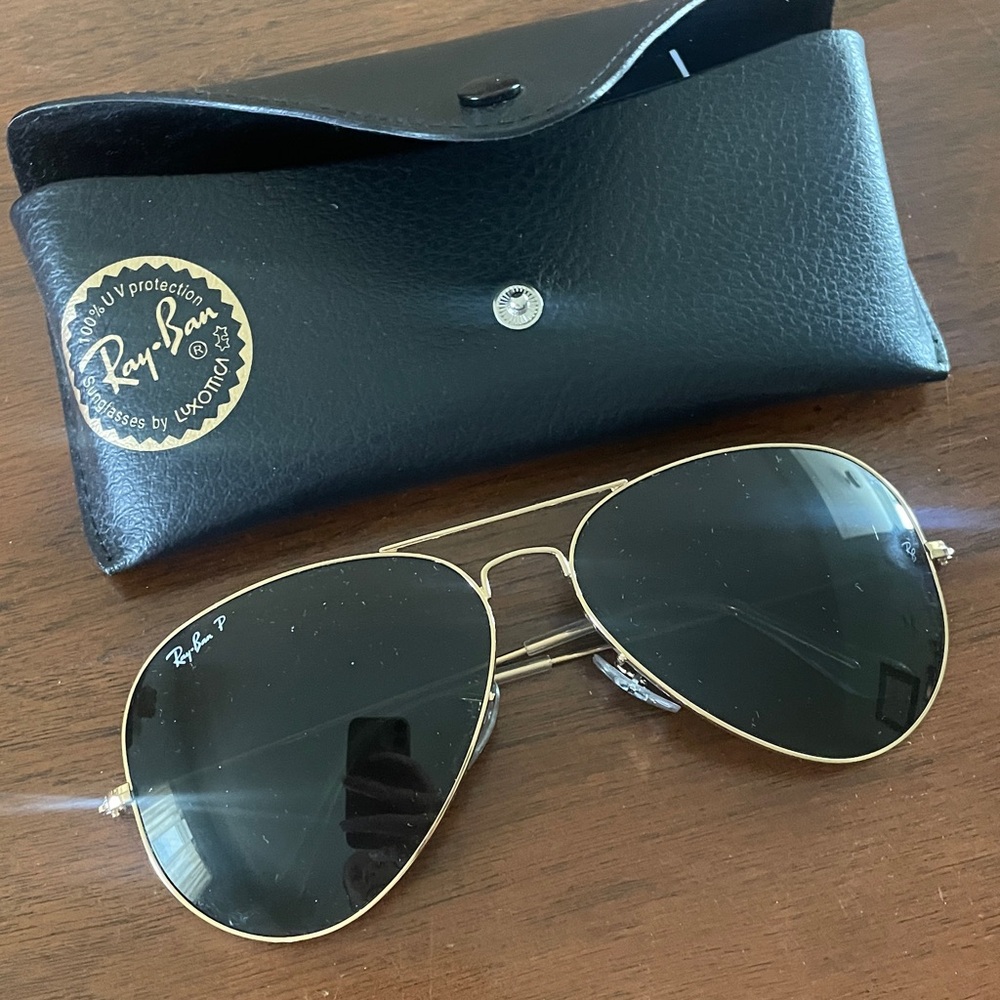 Ray-Ban Polarized Aviator Sunglasses